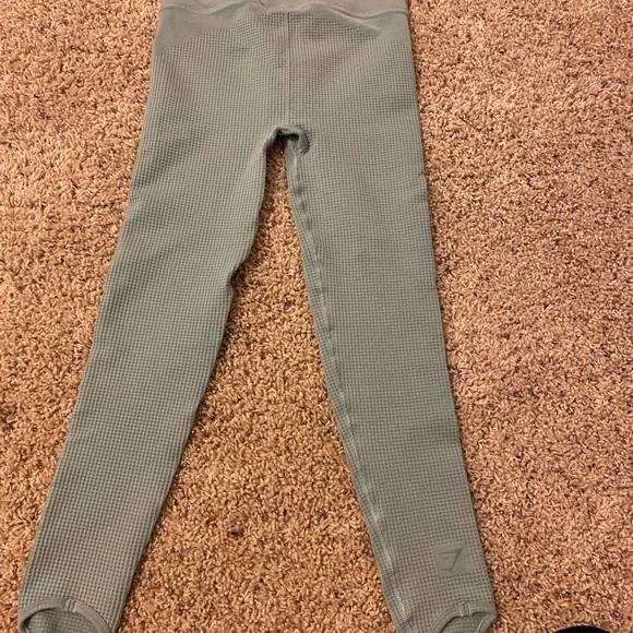 Gymshark pause seamless leggings. Small. Blueish/greenish color. - Picture 2 of 4